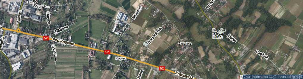 Zdjęcie satelitarne Diamentowa ul.
